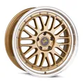 18 Zoll KESKIN KT22 5x108 ET45 Alufelgen GOLD LIP POLISH