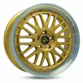 4x Felgen Keskin Tuning Kt22 8,0jx18 5/108 Et45 72,6 Gold Lip Polish