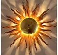 s.luce Deckenleuchte XL handgeschmiedete Sonne Diator