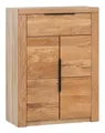 ELFO Schuhschrank Schuhkommode JOOST, Eichenholz teilmassiv, 2 Türen, 1 Schublade, 80 x 107 x 40 cm