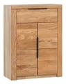 Schuhschrank Schuhkipper Schuhkommode Eichenholz teilmassiv 80 x 107 cm