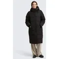 TOM TAILOR Steppmantel Jacken Puffer-Mantel mit abnehmbarer Kapuze schwarz S (36)