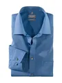 OLYMP Herren Oberhemd Langarm Luxor,Chambray,Comfort fit,New Kent,blau 15,41