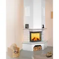 HARK Kaminbausatz "Vermont", naturweiß, Marmor, 8 kW - weiss