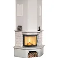 Hark Kaminofen-Bausatz Vermont Marmorverkleidung Naturweiß 8 kW EEK: 