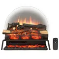 Balderia Elektrokamin Lily, Elektrischer Kamineinsatz: 3D LED-Flamme, 750–1500 W