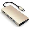 Satechi ST-TCMA2G Notebook-Dockingstation & Portreplikator Verkabelt Thunderbolt 3 Gold (ST-TCMA2G) - Gold