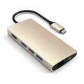 Satechi Type-C Multi-Port Hub 4K Ethernet V2 gold