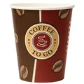 FALAMBI 1000 Stk. Kaffeebecher Coffee to go, Pappbecher 200 ml, 8oz - Made in Germany | Einwegbecher zum Mitnehmen | Papierbecher Für Heiß- & Kaltgetränke