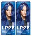 Schwarzkopf Live 2x Hair Dye,  095 Electric Blue