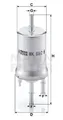 Kraftstofffilter Leitungsfilter WK 69/2 MANN-FILTER für AUDI SEAT SKODA VW