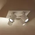 Deckenleuchte Philips Hue, Argenta, dimmbar, Weiß, für Wohnzimmer, Metall, Modern - 24 - 24 - 12.6