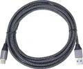 PremiumCord USB-C - USB-A 3.0 Braided 0,5 m USB-Kabel