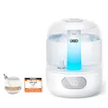 Dreo Luftbefeuchter für Schlafzimmer, kühler Nebel Luftbefeuchter für Haus und großen Raum, leiser Luftbefeuchter für Baby, Nachtlicht, ätherisches Diffusor, schnelle Ultraschall Luftbefeuchter