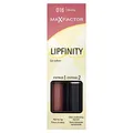 2 x Max Factor Lipfinity Lipstick Two Step New In Box - 016 Glowing