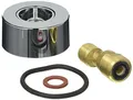 GROHE S-Anschluss (1/2" x 3/4", Verstellbarkeit 7,5 mm, Schalldämpfer, Schraubrosette), chrom, 12693000