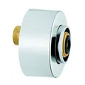 GROHE S-Anschluss 1/2 x 3/4 Zoll - Versatz 7,5 mm mit Schalldämpfer - chrom - 12