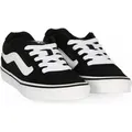 VANS Damen Caldrone Sneaker Halbschuh Wildleder VN0A2Z4ABA21 Black White, Schuhgröße:42.5 EU - Schwarz - 42,5