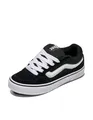 Vans Caldrone Damen-Sneaker, Wildleder Mesh Schwarz Weiß, 10 UK