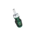 Bosch Stubby Ratschenschraubendreher mit Bit Magazin, 6-teilig (kompakter Ratschenschraubendreher mit hohem Drehmoment; 6 Bits – PZ1/2,PH2,SL4,TX25,HEX5; ergonomisch; magnetischer Bithalter)