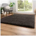 Steffensmeier Hochflor-Teppich Twilight, Rechteckig, Ragolle Hochflorteppich Shaggy Langflor grau Rechteckig | 160 cm x 160 cm