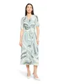 Betty Barclay Damen Midikleid mit Raffung 48, Mint/Green