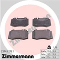 ZIMMERMANN Bremsbelagsatz Scheibenbremse 23745.175.1 für MERCEDES W220 R230 R171