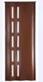 Falttür Schiebetür Mahagoni Farben Fenster H. 201 cm für Türbreite bis 80 cm Neu teils vormontiert
