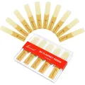 Klarinettenblätter, Stärke 2,0, 10er-Pack, Kunststoffbox, für Anfänger & Profis