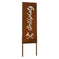 Relaxdays Edelrost-Gartendeko (4052025835484)