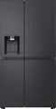 LG Side-by-Side Kühlschrank GSLE91EVAC | 628 L | Eis- & Wasserspender | NoFrost | Klasse C | Essence Black Steel, C (Spektrum A bis G)