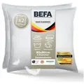 BEFA NATUR 3-Kammer-Kopfkissen TRÄUM SÜß - 3-Kammer-Kopfkissen Premium-Daunenkomfort, Füllung: Außen: 90% Daunen, 10% Federn - Innen: 100% Federn, Bezug: Baumwolle, Seitenschläfer, Rückenschläfer, Bauchschläfer, Spar-Set, Kopfkissen 2 tlg., Himmlisch weiche Premium-Daune für erholsamen Schlaf, Made in Germany 80 cm x 80 cm