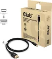 Club 3D MINIDISPLAYPORT TO DISPLAYPORT DP80 BIDIRECTIONAL VESA CERTIFIED CABLE 1M/3.28FT Kabel Digital/Display/Video 1 m (CAC-1116)