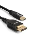 Club3D CAC-1116 MiniDisplayPort to DisplayPort DP80 Bidirectional Vesa Certified Cable 1m/ 3.28 ft