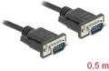 DELOCK 86612 - Kabel Seriell, RS-232, Stecker/Stecker, 0,5 m