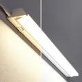 ledscom.de LED Unterbauleuchte LIWO 58cm, schwenkbar, mit Schalter, je 958m, warmweiß/weiß, 4er Set