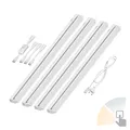 LED Unterbauleuchte LIWO 58cm schwenkbar mit Schalter je 958m warmweiß/weiß