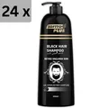 24x Softto+Plus Schwarzes Haarfärbe-Shampoo Haarfärbendes Shampoo Haarfarbe