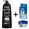 Softto+Plus + 6x Nasenstrips Mitesser Schwarzes Haarfärbe-Shampoo Haarfarbe