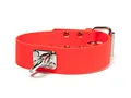 Mystique® Biothane Schweisshalsband 38mm neon orange 50-60cm