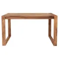 Schreibtisch Gani 130x76x70 aus indischem Sheesham-Massivholz