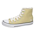 Dockers by Gerli Damen Schuhe Sneaker Schnürschuh High Top Sneaker Canvas, Farbe:Beige, Schuhgröße:EUR 40, Artikel: