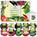 BIO Gemüsesamen Set (10 Sorten) - Gemüse Samen Anzuchtset aus biologischem Anbau