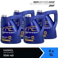 Mannol 7507 Defender 10W-40 VW Renault Peugeot Mercedes MB 4x5 Liter = 20 Liter