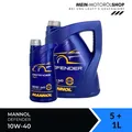 Mannol 7507 Defender 10W-40 VW Renault Peugeot Mercedes MB 5+1 Liter = 6 Liter