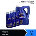 Mannol 7507 Defender 10W-40 VW Renault Peugeot Mercedes MB 5+3 Liter = 8 Liter