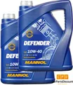10 Liter (2x5L) Motoröl 10W-40 MANNOL Defender 7507,  VW, Mercedes, Renault, PSA