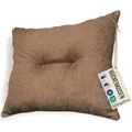 sunnypillow Stuhlkissen Gartenkissen für Gartenmöbel Rattanmöbel, Outdoor / Indoor braun Rückenkissen 70x40x12cm
