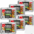 Gut&Günstig Alu Grillschalen mit Fettauffangrillen 22x34cm 6x10 Stk usy Block