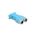 60665 - Delock D-Sub 9 Buchse zu M12 Stecker und Buchse 5 Pin...